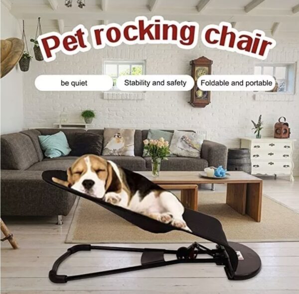 Cama mecedora para mascota 1