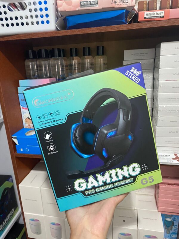 Audifonos Gamer PRO G5 LED Micrófono2