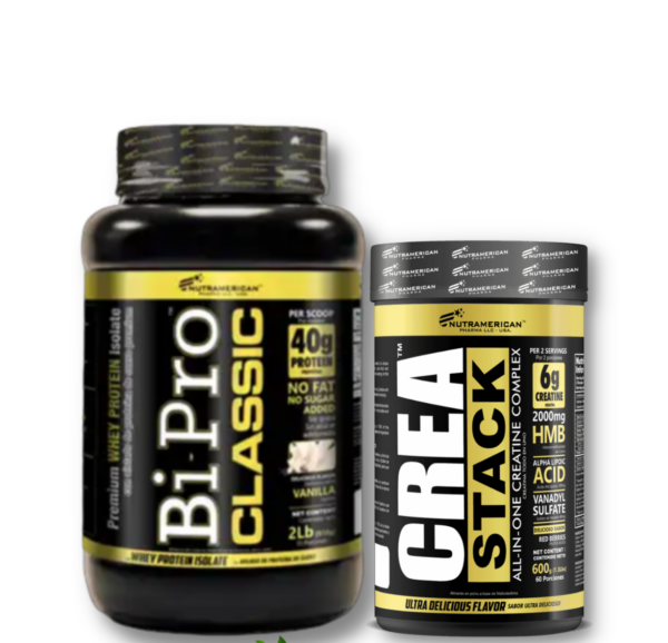 Combo proteina limpia y creastack