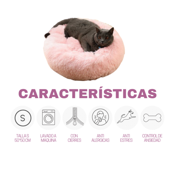 CAMA PARA PERRO Y GATO ANTIESTRES TALLA S 1
