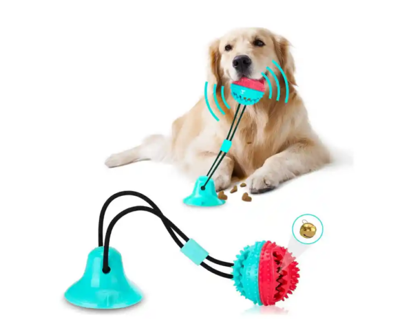 JUGUETE INTERACTIVO PELOTA CON LAZO MASCOTA
