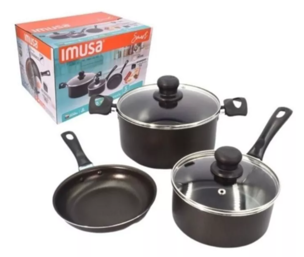 JUEGO DE OLLAS IMUSA ORIGINAL 5 PIEZAS3