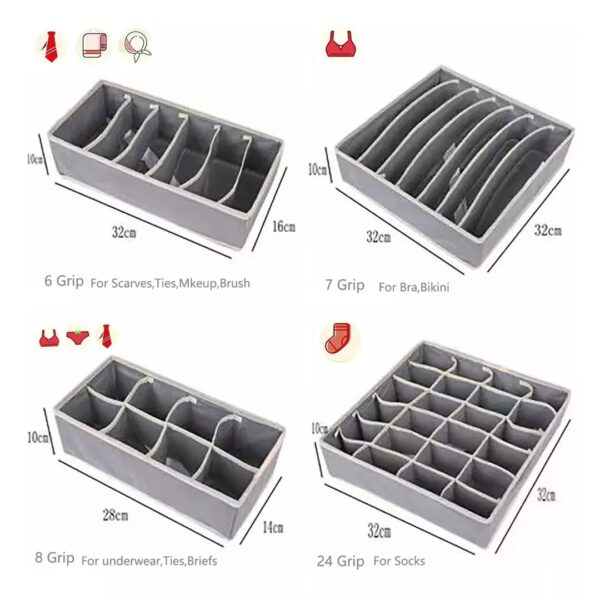 SET ORGANIZADOR ROPA INTERIOR POR 4 PIEZAS1