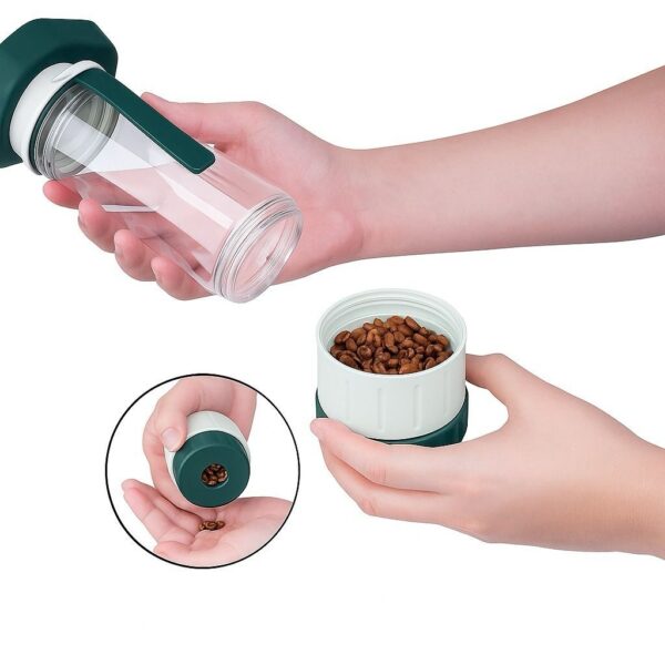 Dispensador de Agua y Snacks para Mascotas 2 en 1 2