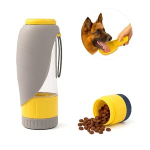 Dispensador de Agua y Snacks para Mascotas 2 en 1