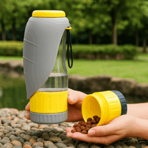 FOTO DISPENSADOR DE AGUA Y SNACK PARA MASCOTAS 1