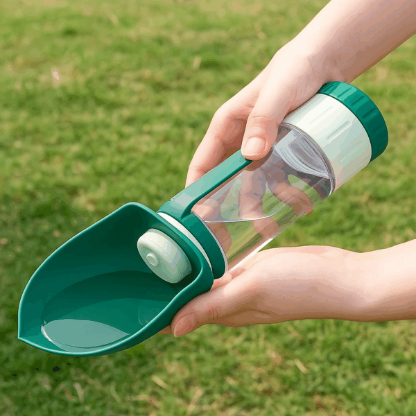 FOTO DISPENSADOR DE AGUA Y SNACK PARA MASCOTAS 4
