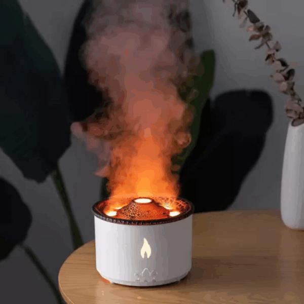 HUMIDIFICADOR DE AROMA DISEÑO DE VOLCAN 1