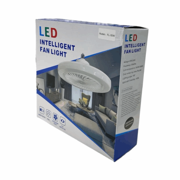 VENTILADOR CON LUZ LED FL 50W 7
