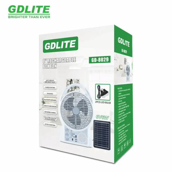 VENTILADOR RECARGABLE SOLAR 5