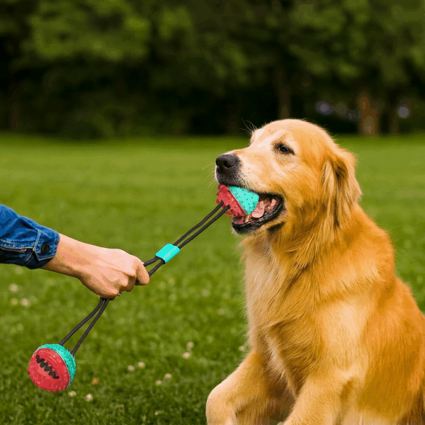 JUGUETE INTERACTIVO PELOTA CON LAZO MASCOTA 3