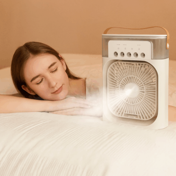 VENTILADOR CON HUMIDIFICADOR PORTATIL 3