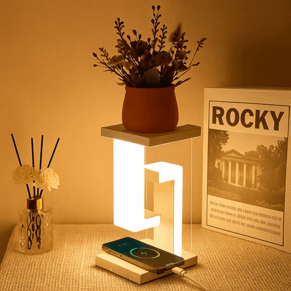 FOTO LAMPARA LUZ LED DECORATIVA CON CARGADOR 1